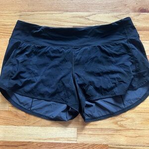 Speed Up Mid-Rise 4” Shorts - size 14 - Heritage 365 Deep Coal/Multi Black